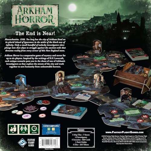 Fantasy Flight Games Arkham Horror Third Edition Base Game