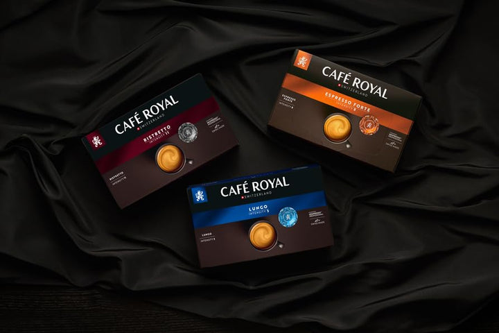 Café Royal Professional Pads, Lungo Forte, 50 Pods, 100% Arabica, Compatible with Nespresso Professional Machines