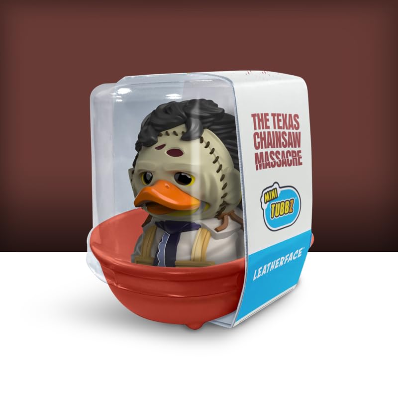 TUBBZ Mini: Leatherface Cosplaying Rubber Duck Vinyl Figure | Approx. 5cm | Collectible 5