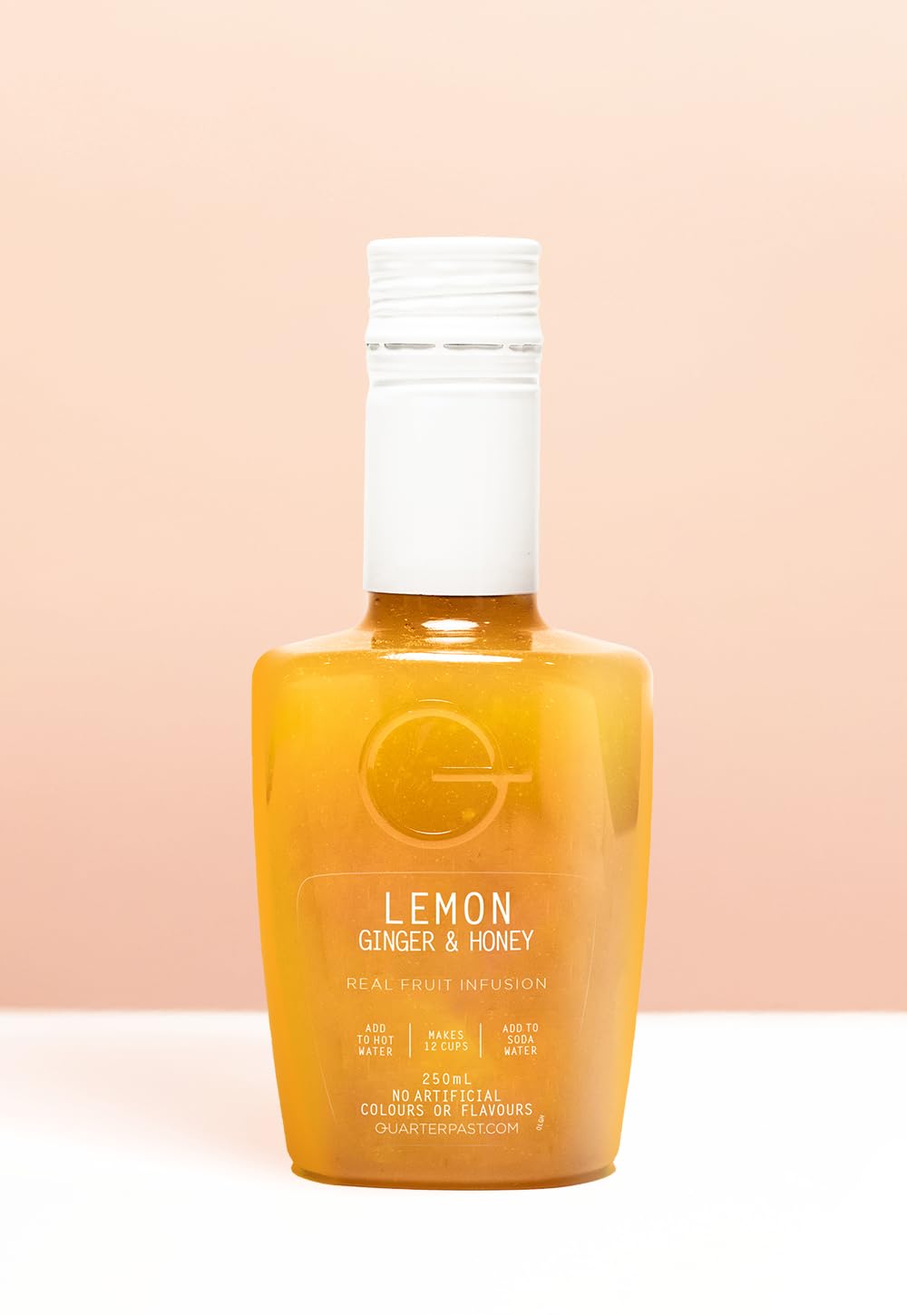 Quarterpast Lemon, Ginger & Honey Fruit Tea Infusion Concentrate - 250ml Bottle