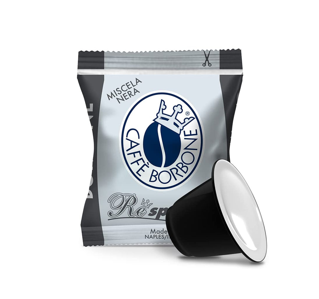 Caffè Borbone Respresso Black Coffee Blend - 100 Capsules for Nespresso Machines