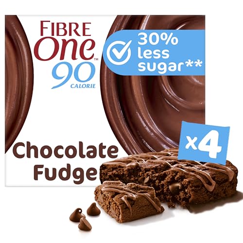 Fiber One 90 Calorie Chocolate Fudge Brownies 24g (Pack of 7)