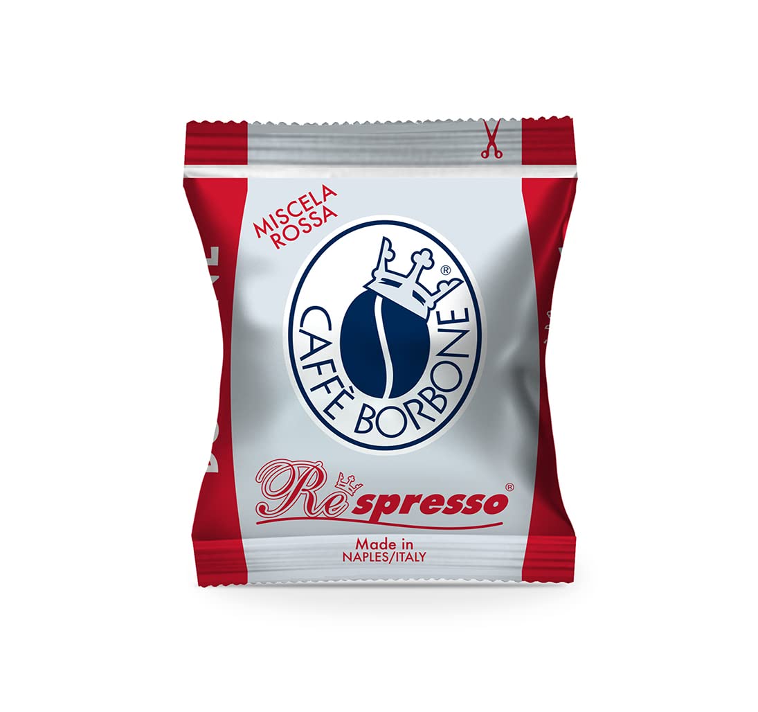 CAFFÈ BORBONE Respresso Red Blend Coffee Capsules - 50 Count | Intense Flavor | Nespresso Compatible 6