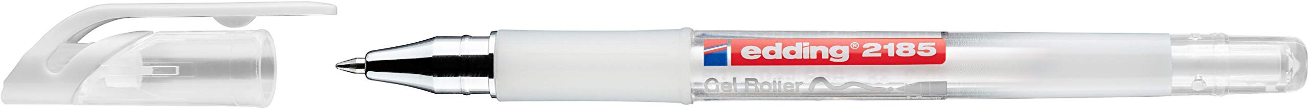 edding Gel Rollerball Pens - Metallic Set (White, Gold, Silver) | 0.7mm Fine Tip | 3 Pack 3