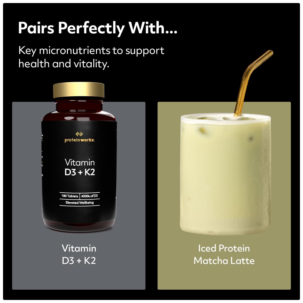 THE PROTEIN WORKS Iced Protein Matcha Latte - 20g Protein, Sugar Free | 16 Servings (500g) 5