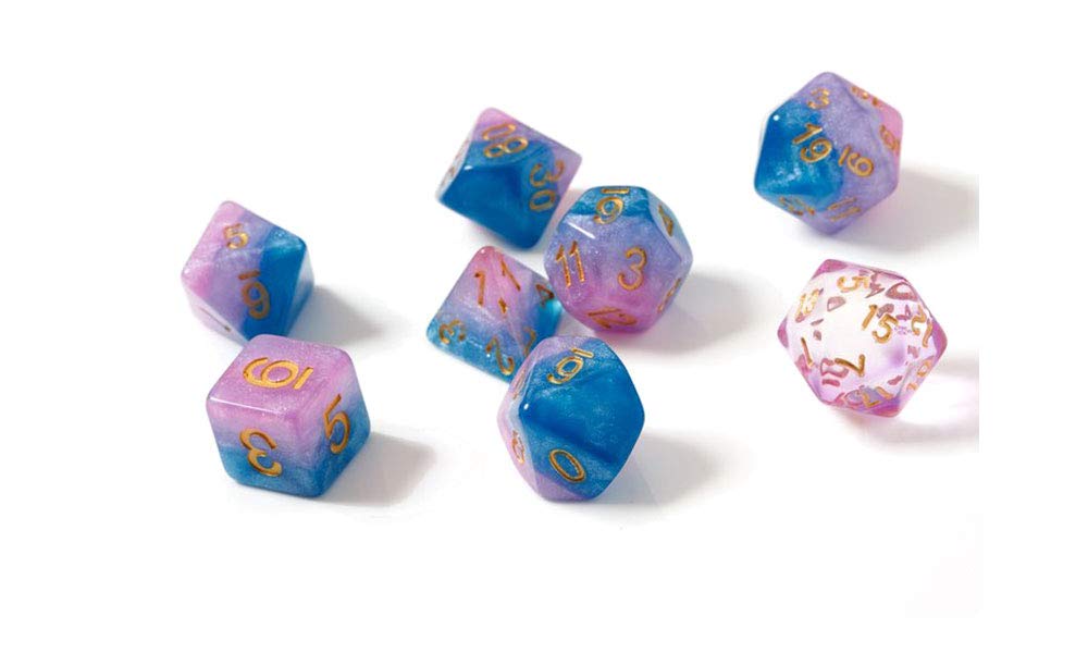 Sirius Dice Dice Baby Gummies Polyhedral 7 Dice Set with Bonus D20 2