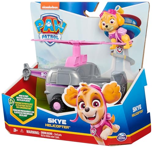 Paw Patrol Skye's Helicopter with Collectible Action Figure - Vehicle Toy for Kids 3+ 10