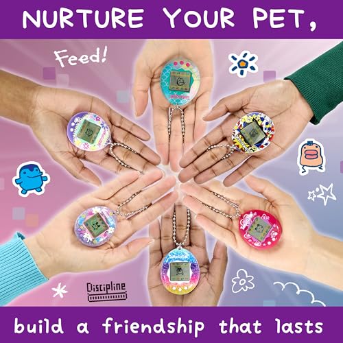 TAMAGOTCHI Original Angel Sky Digital Pet - Electronic Virtual Pet Toy for Kids 8+ 9