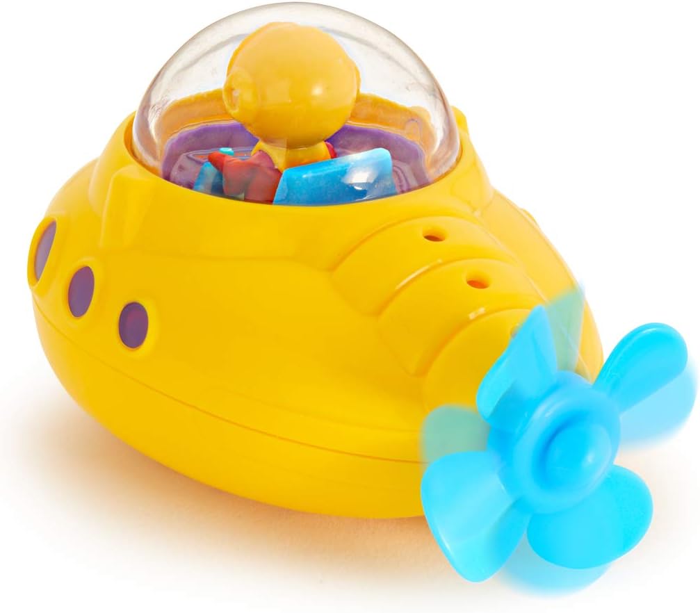 Munchkin Undersea Explorer Bath Toy - Fun Yellow Submarine for Toddlers 12M+