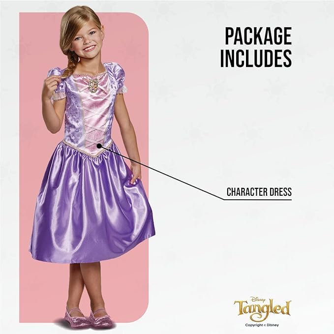 Disguise Disney Rapunzel Costume - Girls 3-8 Years 12