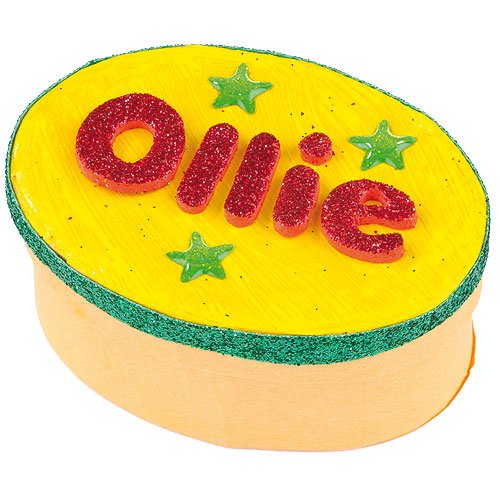 Baker Ross EX594 Glitter Letter Puffy Stickers - 850 Pack Self Adhesive Foam Shapes for Scrapbooking | 1cm-1.5cm 4