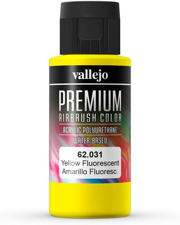 Vallejo Premium Color 62031 Fluorescent Yellow (60ml)