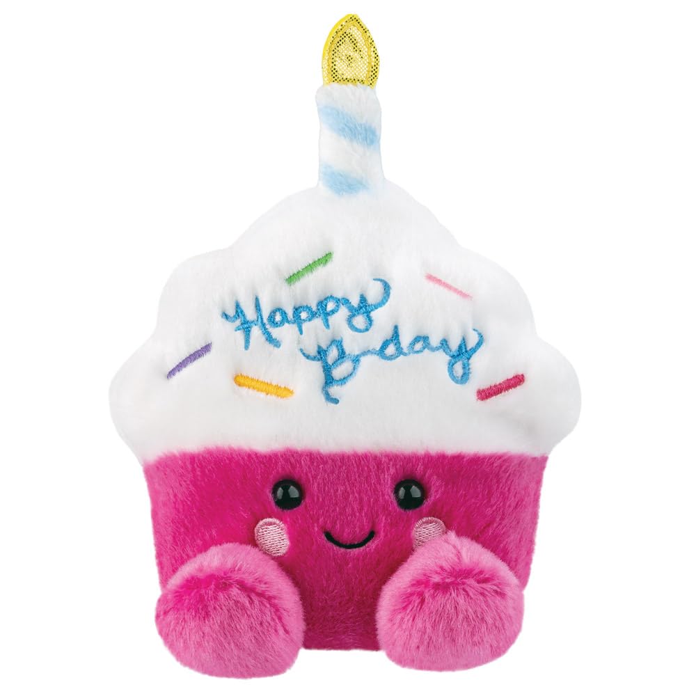 Aurora Palm Pals Craving Collection - Sparkle Birthday Cupcake Soft Toy 1
