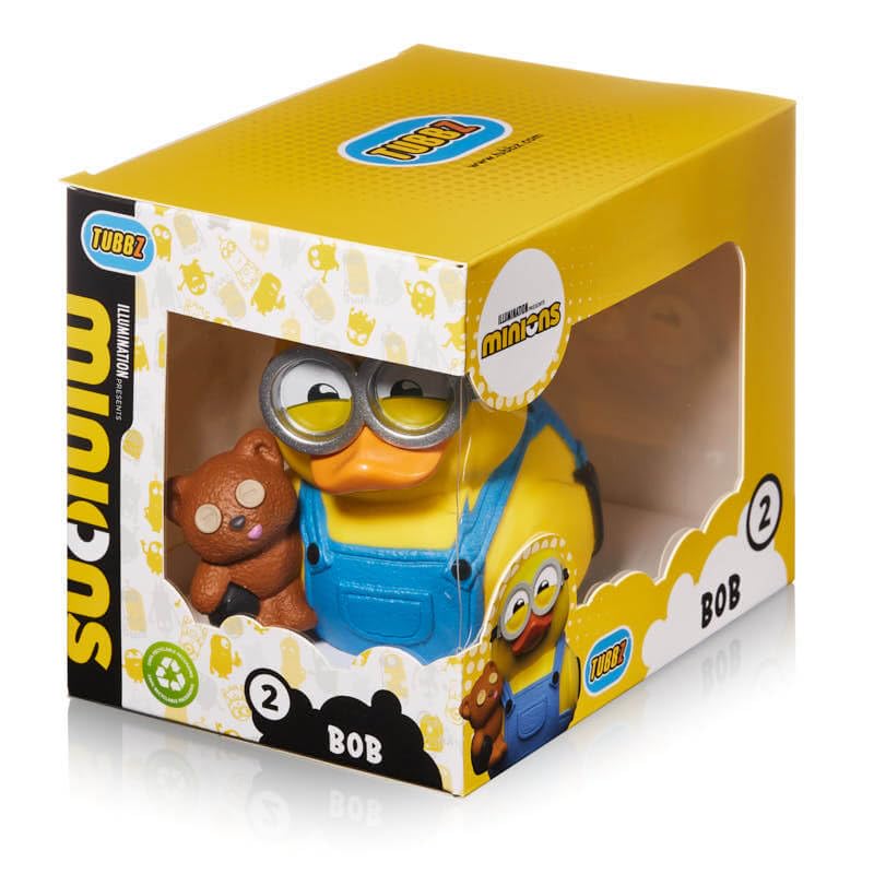 TUBBZ Boxed Edition Minions Bob Vinyl Rubber Duck Figure - Official Despicable Me 4 Collectible 7