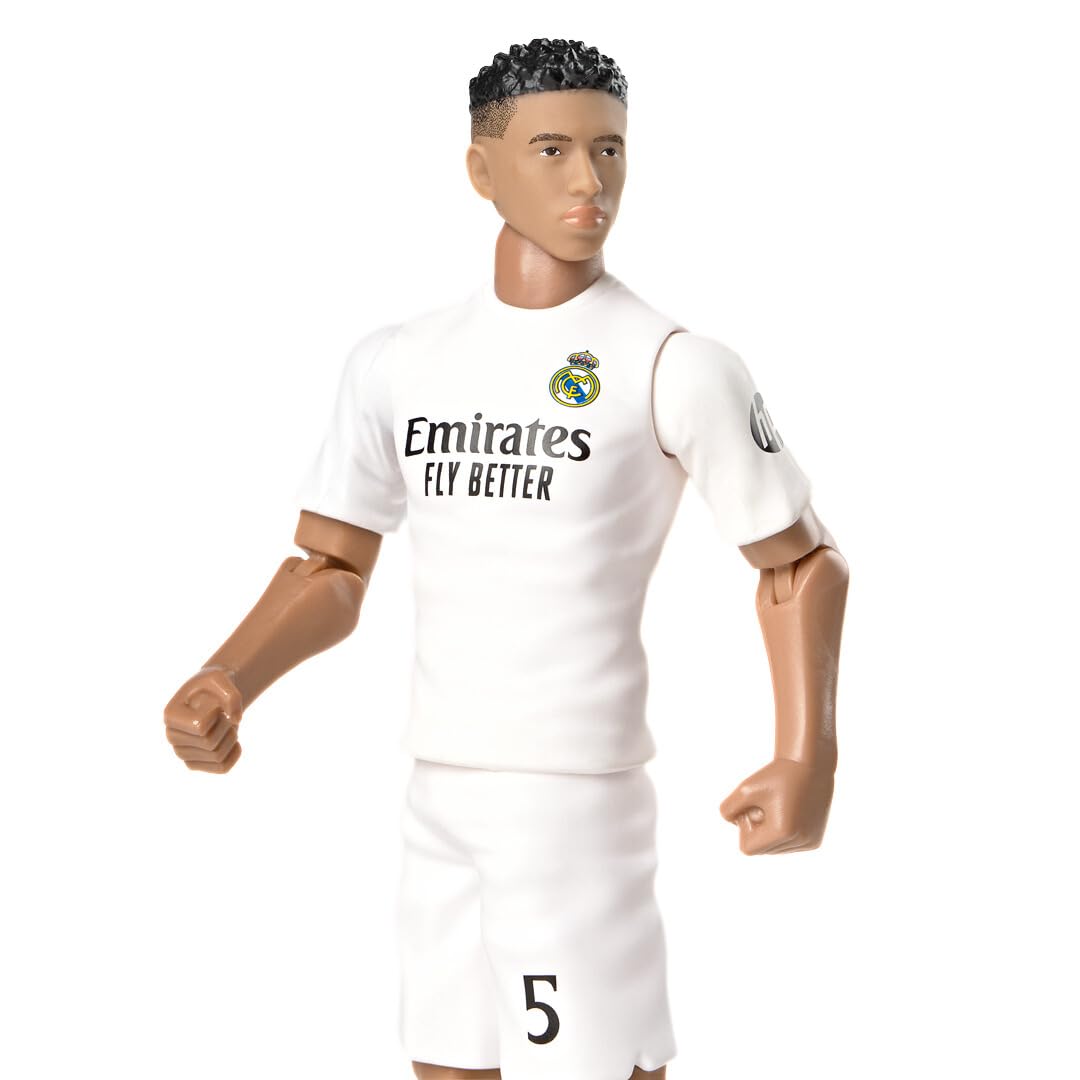 Banbo Sockers Toys Real Madrid Bellingham 8" Collectible Soccer Action Figu 5