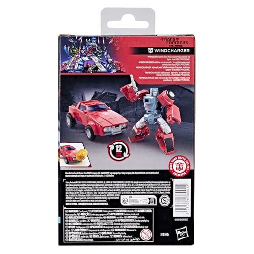 Transformers Studio Series Windcharger Deluxe Class Action Figure | 11 cm | 12 Steps 12