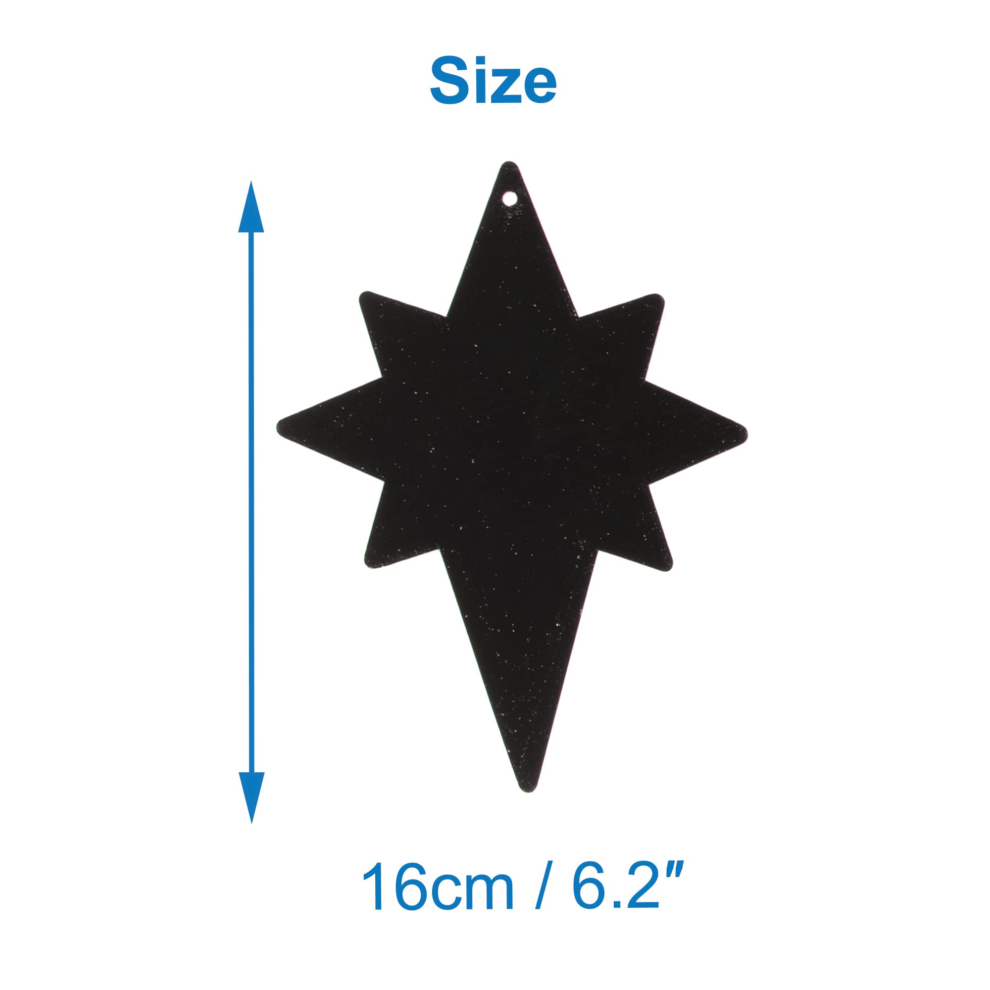 Baker Ross Nativity Star Scratch Art Decorations Pack of 12 - Christmas Craft for Kids 2