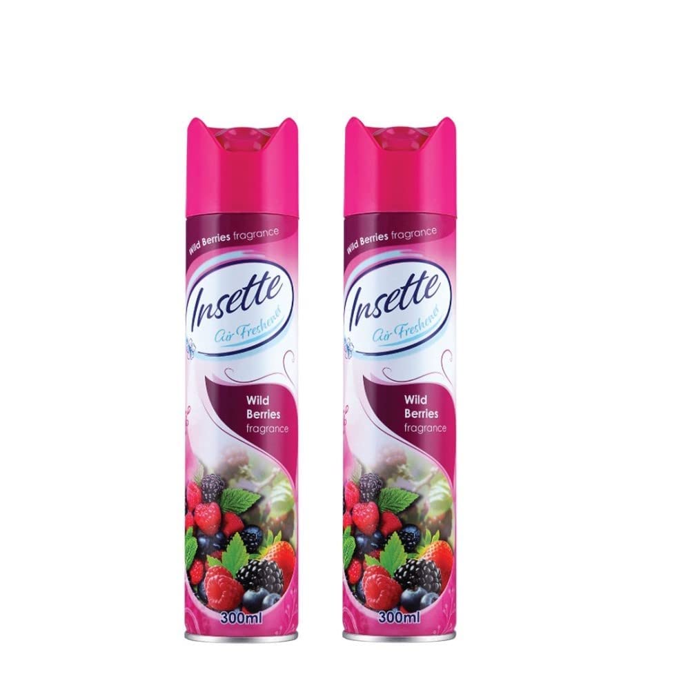 INSETTE Wild Berry Air Freshener - 300 mL (Pack of 2)