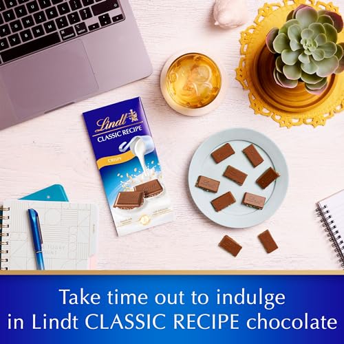 Lindt - Classic Recipe Crispy Milchschokoladetafel 100g 8