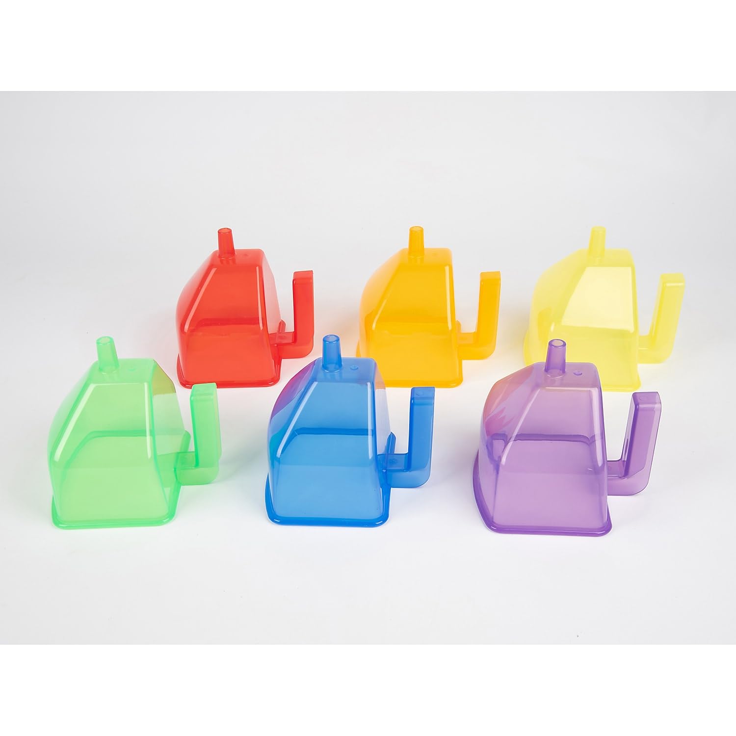 tickit Translucent Colour Funnels - Set of 6 | Early STEM & Motor Skills | Ages 18m+