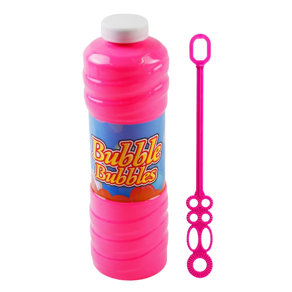RAM ONLINE Giant Bubble Solution - 1 Litre Bottle with Wand | Ready to Use | Kid-Friendly Formula 7