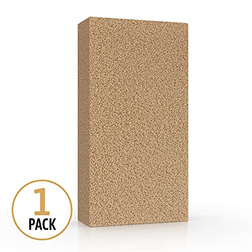 SpongeCo Dry Cleaning Soot Eraser Sponge - Chemical-Free Dust & Pet Hair Removal | Beige | 1 Pack Single