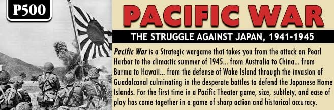 GMT Games - Pacific War Strategic Wargame