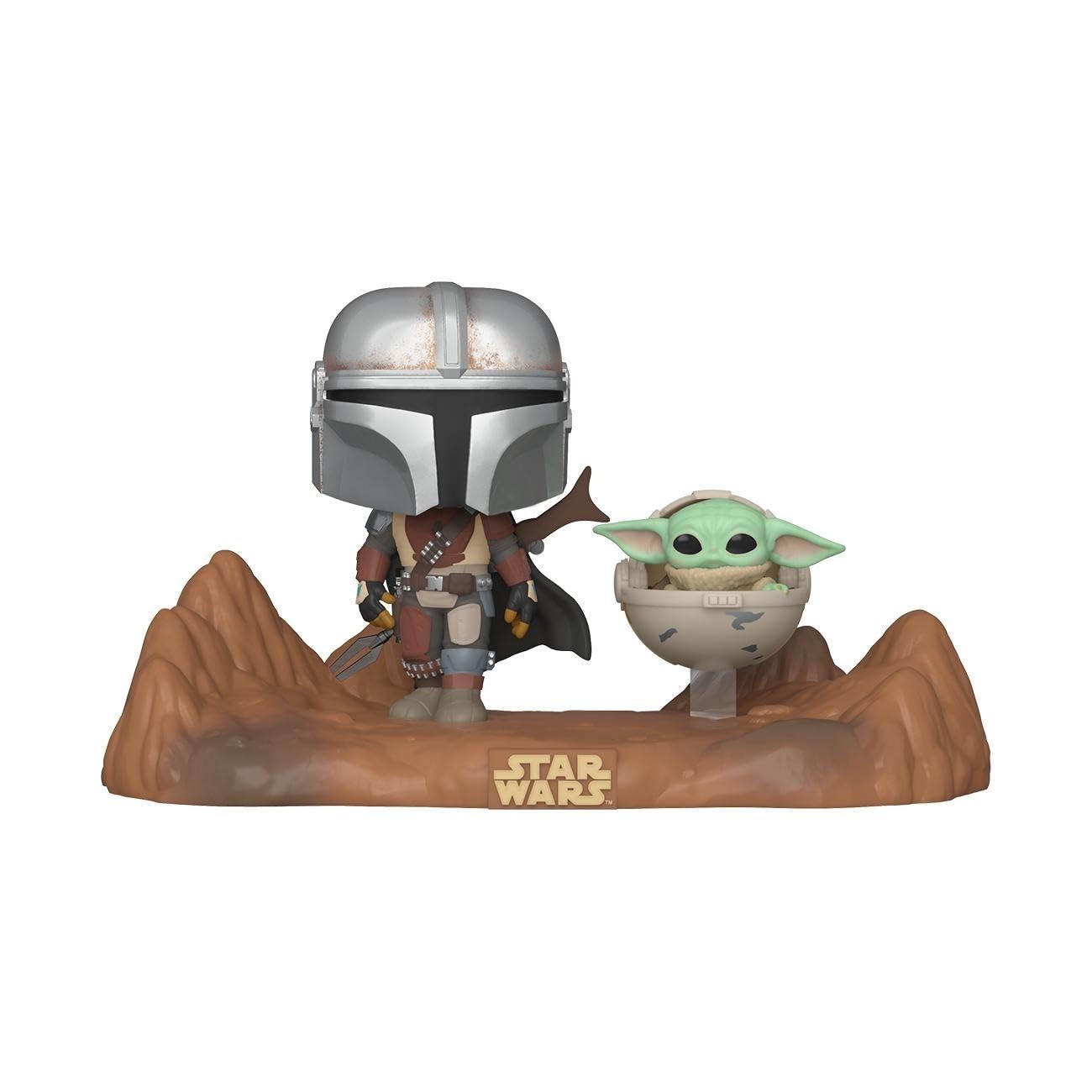 Funko Pop! Movies Star Wars - The Mandalorian with Child Vinyl Figure #390 7