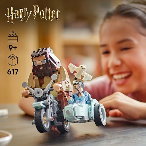 LEGO Harry Potter Hagrid & Harry’s Motorcycle Ride - Buildable Vehicle Playset for Ages 9+ 3