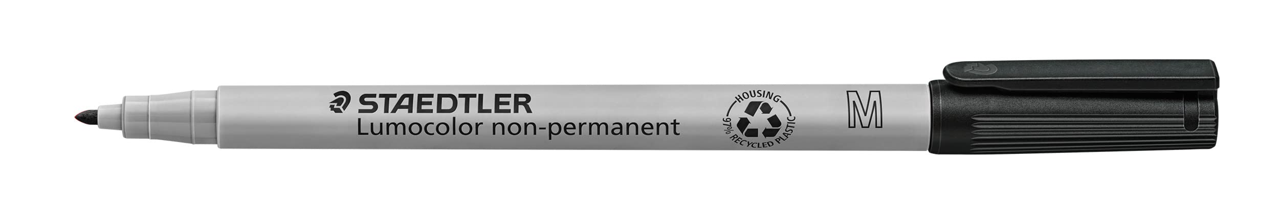STAEDTLER Lumocolor 315 WP4 Non-Permanent Pen - Medium 1.0mm Line Width, Assorted Colours (4 Pack) 4