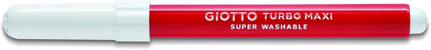 GIOTTO Turbo Maxi Super Washable Felt Tip Pens - 108pc Assorted Colours, 5mm Tip, Age 3+ 2