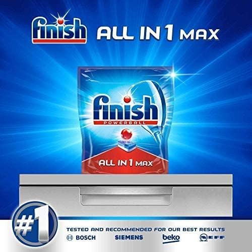 Finish Max All in 1 Powerball Dishwasher Detergent Tablets, 110 Tabs