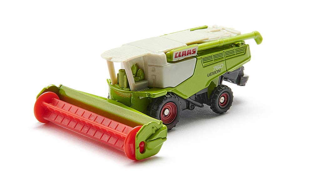 SIKU 1476 Claas Combine Harvester Scaled Model | Metal/Plastic | Green | Movable Winch