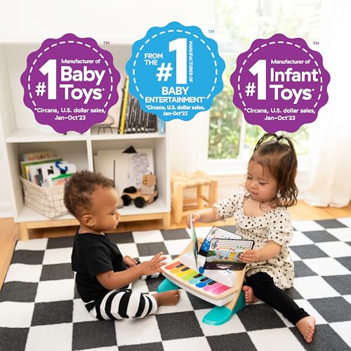 Baby Einstein Hape Magic Touch Piano - Wooden Musical Toy for Toddlers 6-36 Months