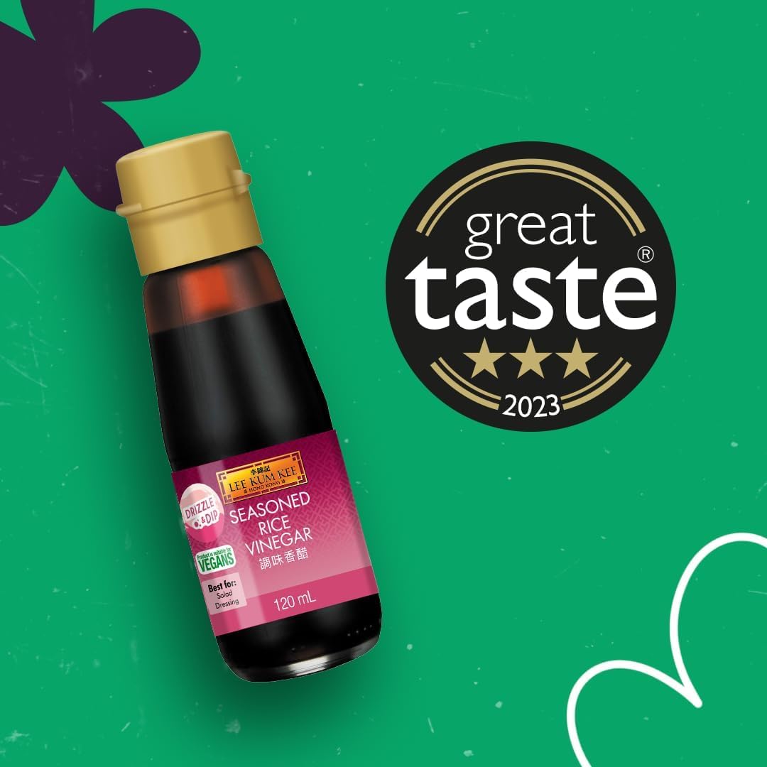 Lee Kum Kee Table Sauce Set – 4×120ml | Oriental Sesame, Hot Chilli, Sweet Soy & Rice Vinegar