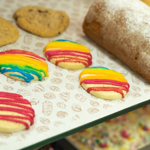 Culpitt - Greaseproof Paper Sheets for Baking & Display | 100 Pre-Cut Sheets | 250mm x 360mm