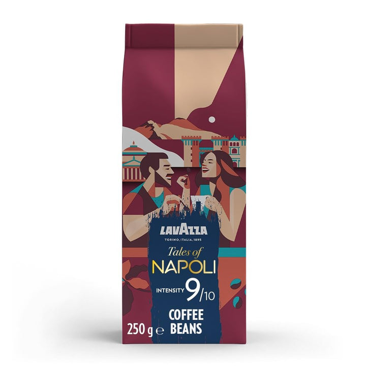 Lavazza Tales of Italy Napoli - Whole Coffee Beans 250g Soft Pack