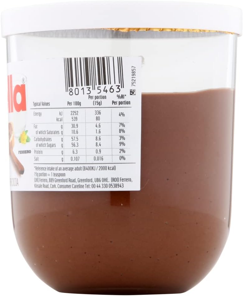 Nutella Hazelnut Chocolate Spread 200g - Breakfast & Snack Topping