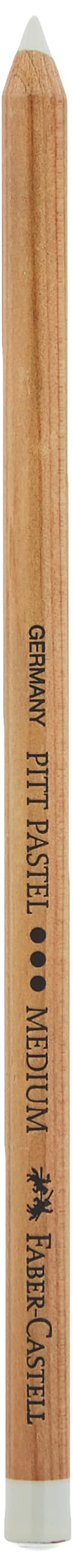Faber-Castell PITT Monochrome Artists' Medium Pastel Pencil - White | HB Hardness | Grease/Oil Free 2
