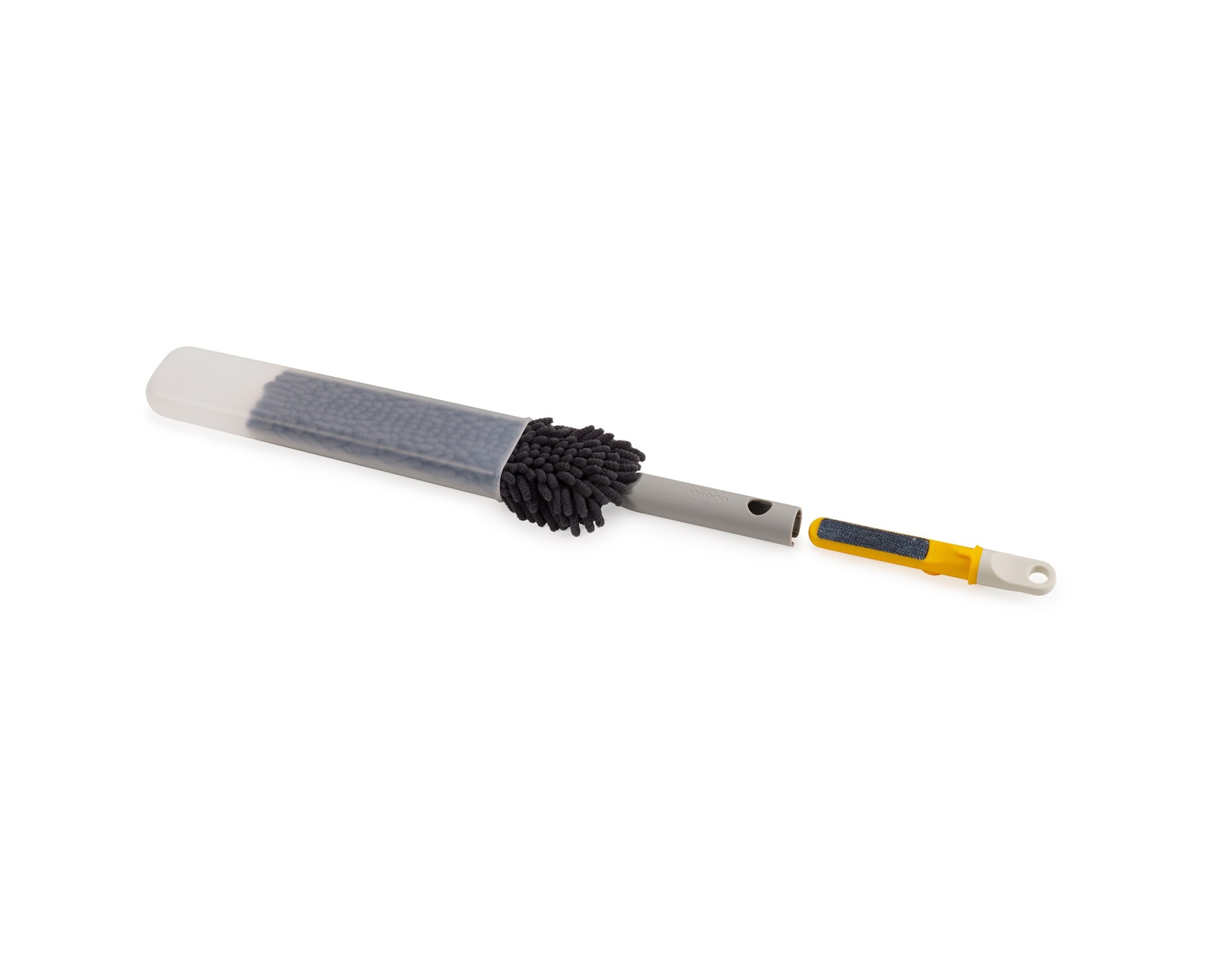 Joseph Joseph CleanTech 3-in-1 Duster with Storage Sheath | Microfiber & Noodle Fabric | Light Stone 1