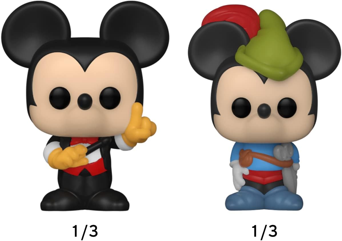 Funko Bitty POP! Disney - Minnie Mouse (Red Dress), Daisy Duck, Donald Duck & Mystery Figure Vinyl Set 9
