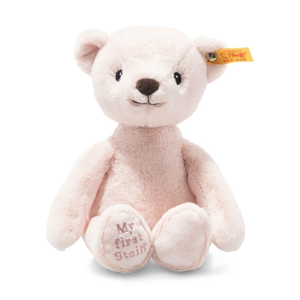 Steiff My First Teddy Bear - Soft Cuddly Friends Plush, Orchid Pink, 26 cm 1