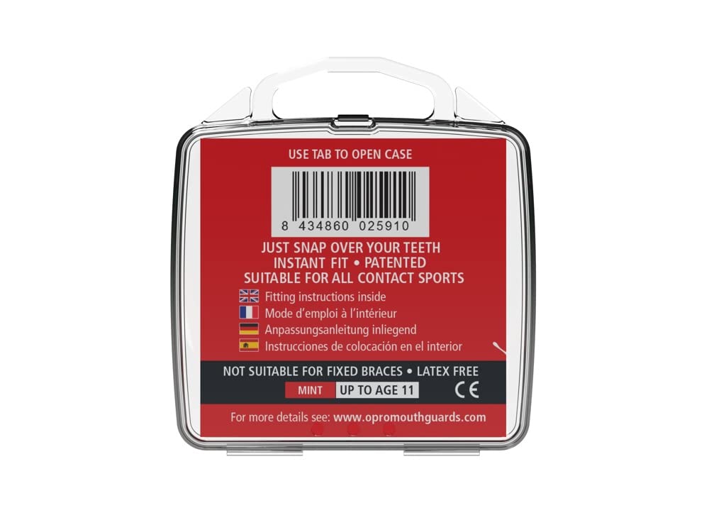 Opro Snap Fit Junior Mundschutz (Mintgrün)
