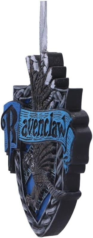 Nemesis Now Harry Potter Ravenclaw Crest Hanging Ornament, Blue, 8cm