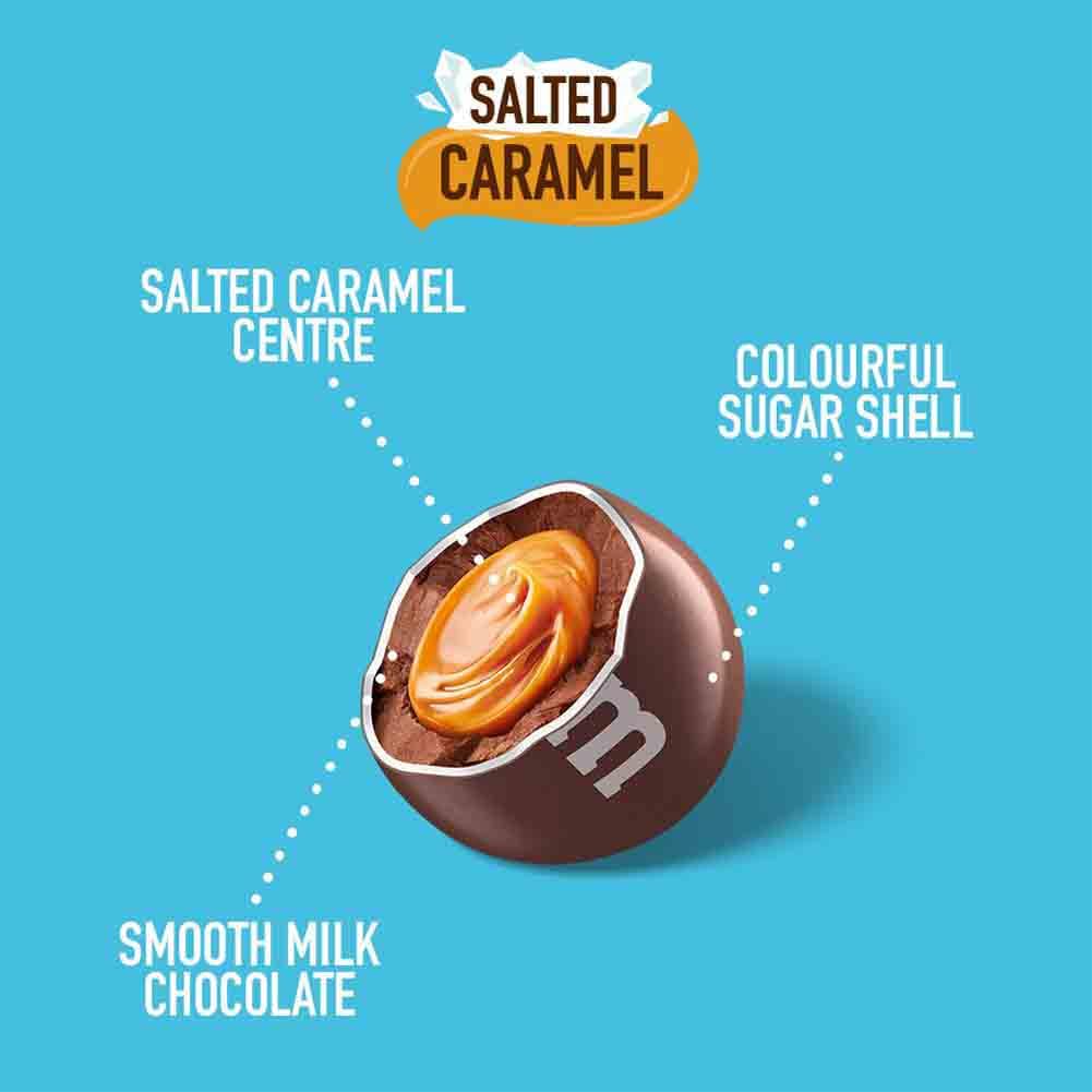 M&M'S Salted Caramel & Milk Chocolate Candy, 176g Bag