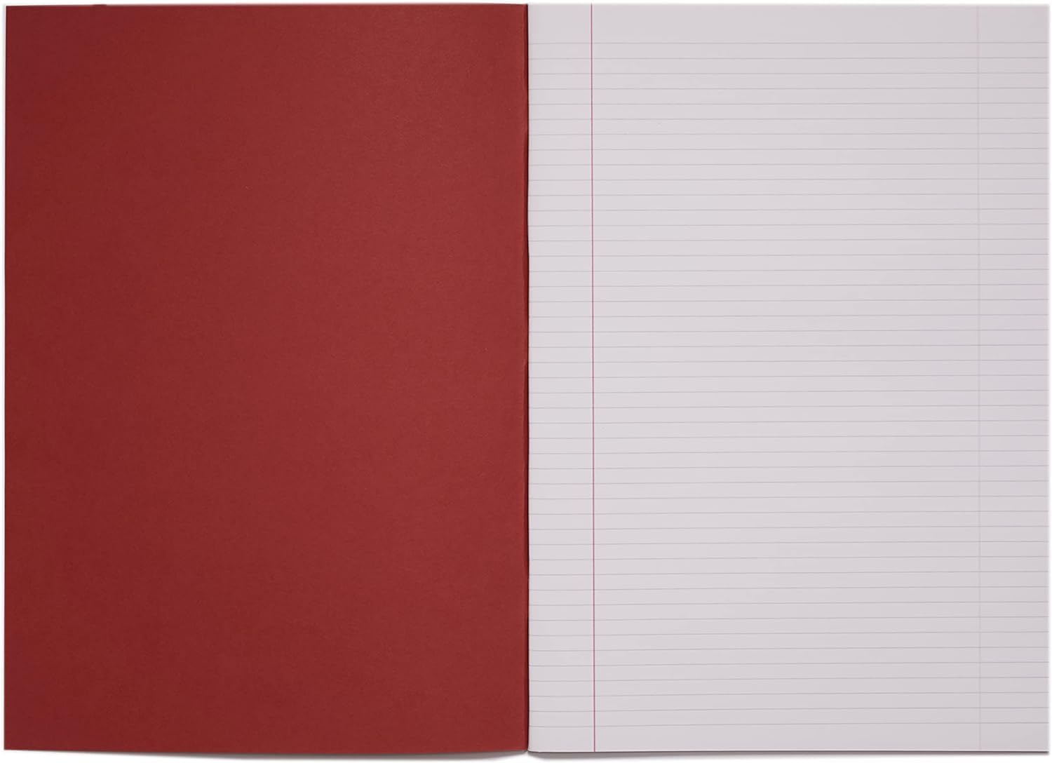 Rhino Composition Notebooks - A4, 64 Pages, 6mm Lined with Margin, Red, 10-Pack 5
