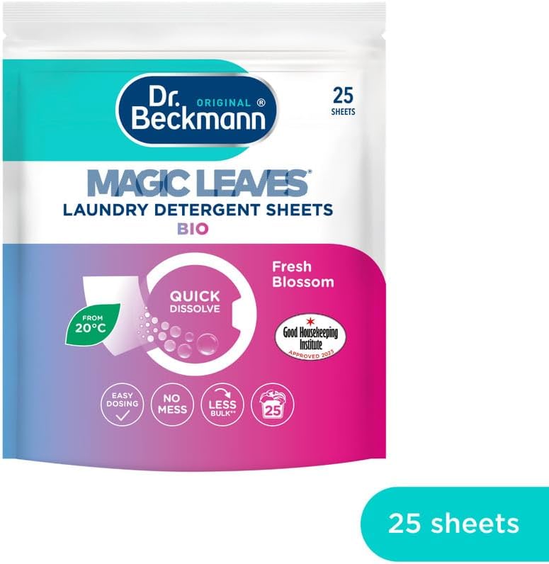 Dr. Beckmann - MAGIC LEAVES BIO Waschmittelblätter (25 Blatt) 3