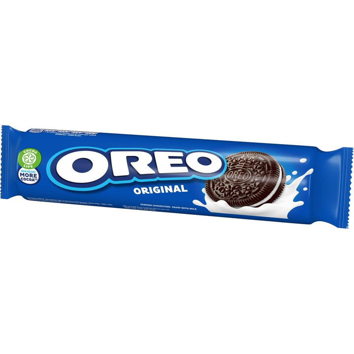 Oreo Original Minecraft Sandwich Biscuits - Chocolate & Vanilla Crème Cookies with Pixel Design