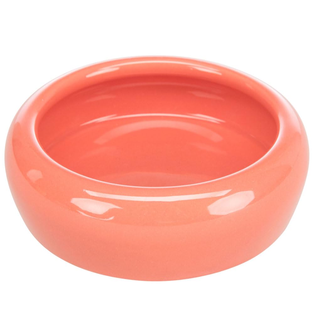 TRIXIE Ceramic Feeding Bowl for Hamster - 100 ml Capacity | Robust & Dishwasher Safe