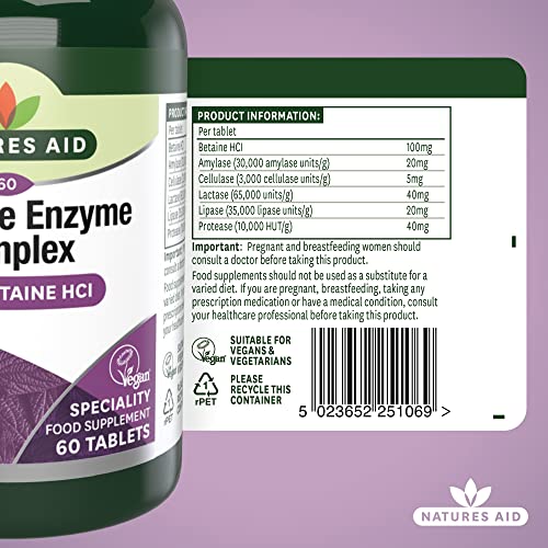 Natures Aid - Digestive Enzyme Complex [Audio CD] [Audio CD]